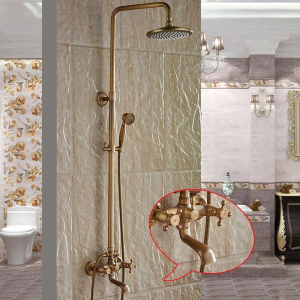 arrival antique brass finish bathroom rainfall with spray shower durable construction faucet set sets
arrival antique brass finish bathroom rainfall with spray shower durable construction faucet set sets