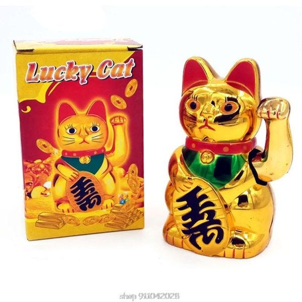 gold maneki neko cute lucky cat electric craft art home shop el n16 20 dropship decorative objects & figurines
gold maneki neko cute lucky cat electric craft art home shop el n16 20 dropship decorative objects & figurines