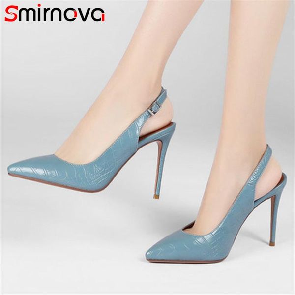 smirnova 10cm thin high heels ladies party wedding shoes women pumps pointed toe buckle slingback summer big size dress, Black
smirnova 10cm thin high heels ladies party wedding shoes women pumps pointed toe buckle slingback summer big size dress, Black