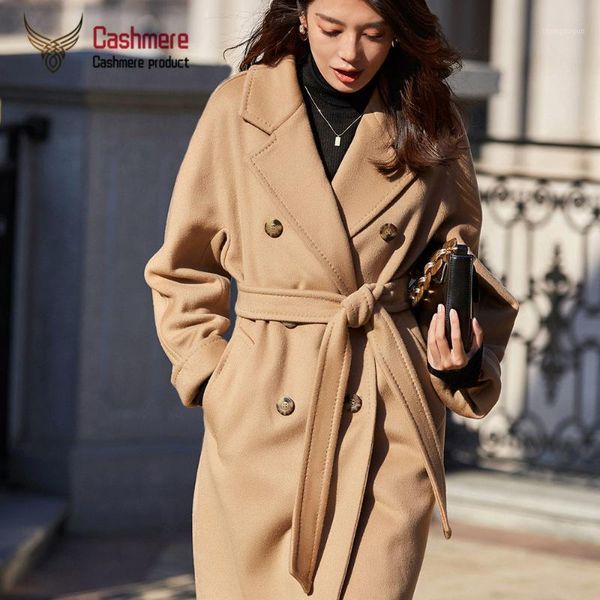 coat wool woolen female 2021 autumn and winter classic double-breasted long warm thick plus size women's & blends, Black
coat wool woolen female 2021 autumn and winter classic double-breasted long warm thick plus size women's & blends, Black