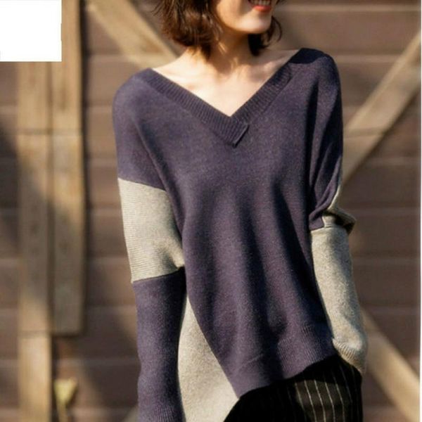 commuter pullover v-neck long-sleeved sweater women 2021 autumn fashion slim women's sweaters, White;black
commuter pullover v-neck long-sleeved sweater women 2021 autumn fashion slim women's sweaters, White;black