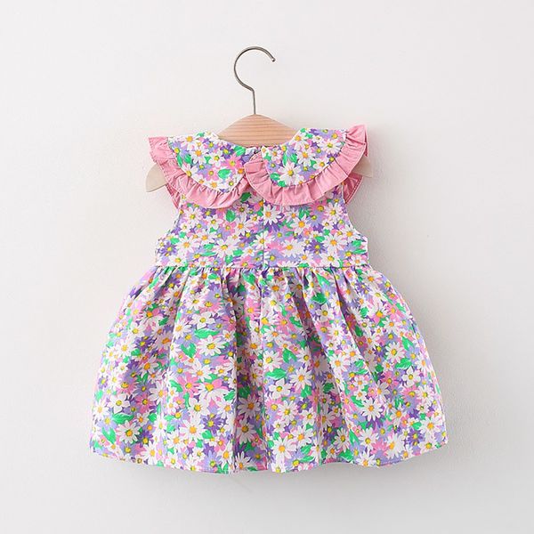 new good quality factory price fashion selling childrens sleeveless floral print ruffled round neck dress, Red;yellow
new good quality factory price fashion selling childrens sleeveless floral print ruffled round neck dress, Red;yellow