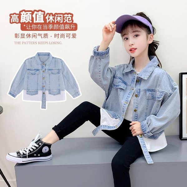 jackets solid jean girls baby's kids coat jacket outwear 2021 spring autumn overcoat long sleeve cardigan breathable toddler childre, Blue;gray
jackets solid jean girls baby's kids coat jacket outwear 2021 spring autumn overcoat long sleeve cardigan breathable toddler childre, Blue;gray