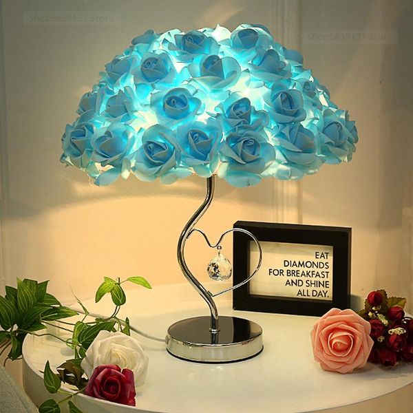 table lamps creative rose study bedroom warm home decor bedside lamp wedding gift multicolor lights led desk e27
table lamps creative rose study bedroom warm home decor bedside lamp wedding gift multicolor lights led desk e27