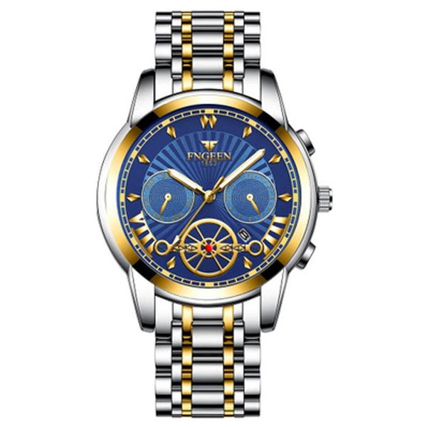 wristwatches 2021 men's watch business steel belt calendar quartz men luxury watches small dial no work, Slivery;brown
wristwatches 2021 men's watch business steel belt calendar quartz men luxury watches small dial no work, Slivery;brown