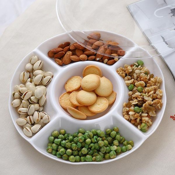 dishes & plates 1 pc 6-compartment storage tray dried fruit snack plate appetizer serving platter for party candy pastry nuts dish
dishes & plates 1 pc 6-compartment storage tray dried fruit snack plate appetizer serving platter for party candy pastry nuts dish