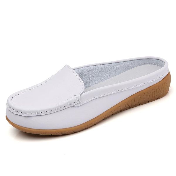 slippers women genuine leather summer sandals fashion out breathable beach ladies casual shoes, Black 
slippers women genuine leather summer sandals fashion out breathable beach ladies casual shoes, Black