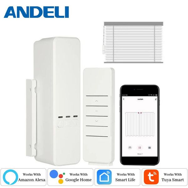 smart home control andeli tuya wifi diy motorized chain roller blinds remote voice shade shutter drive motor work with alexa/google
smart home control andeli tuya wifi diy motorized chain roller blinds remote voice shade shutter drive motor work with alexa/google