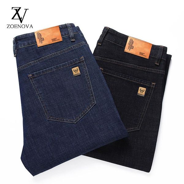 men's jeans zoenova brand business straight wide elastic cotton denim pants for man fashion classic blue trousers oversize y2k
men's jeans zoenova brand business straight wide elastic cotton denim pants for man fashion classic blue trousers oversize y2k