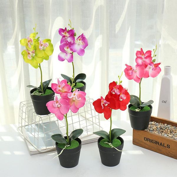 decorative flowers & wreaths 1 pot butterfly orchid artificial flower bathroom garden wedding festival home decoration plant wall accessorie
decorative flowers & wreaths 1 pot butterfly orchid artificial flower bathroom garden wedding festival home decoration plant wall accessorie
