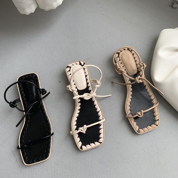 sandals retro woman shoes flat strappy heels flip flops platform suit female beige 2021 summer original without elastic band co, Black
sandals retro woman shoes flat strappy heels flip flops platform suit female beige 2021 summer original without elastic band co, Black
