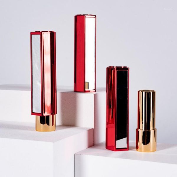 1pcs fashion round lipstick red tube container holder case with mirror spring lip bottle filling1
1pcs fashion round lipstick red tube container holder case with mirror spring lip bottle filling1