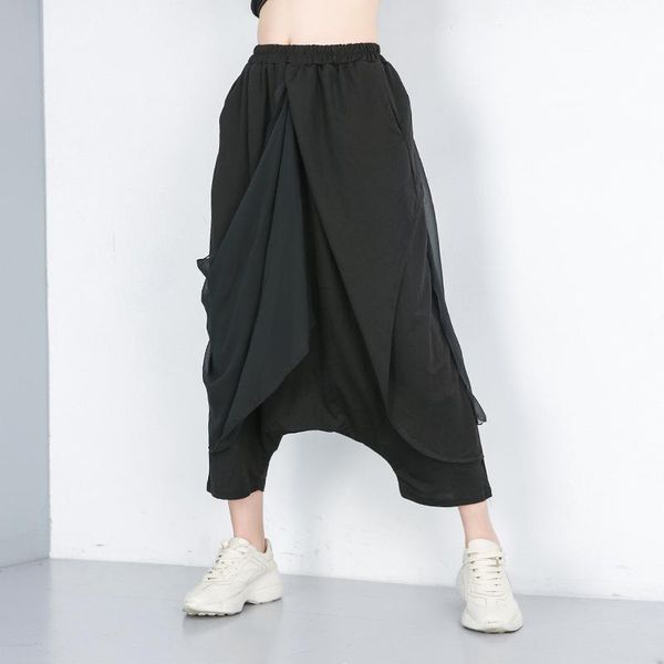 women's pants & capris 2021 summer harem women streetwear black solid color casual ankle-length elastic waist loose lady trousers fashi, Black;white
women's pants & capris 2021 summer harem women streetwear black solid color casual ankle-length elastic waist loose lady trousers fashi, Black;white
