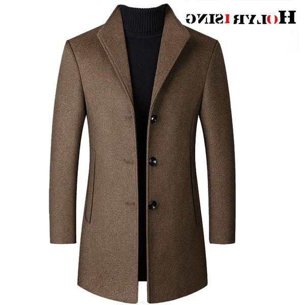 men's wool & blends men coat winter jacket high-quality thick trench 5 color woolen 19009, Black
men's wool & blends men coat winter jacket high-quality thick trench 5 color woolen 19009, Black