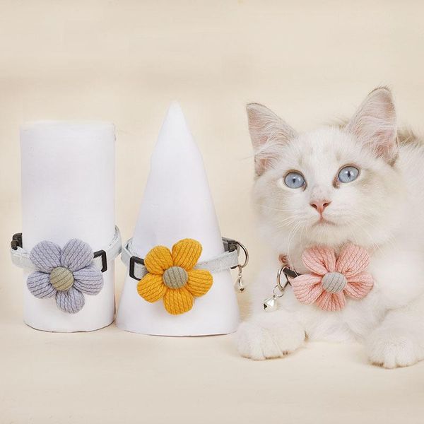 cat costumes pure color knitted flower dog collar with bell ,soft &comfy adjustable pet gift for daily decoration small dogs
cat costumes pure color knitted flower dog collar with bell ,soft &comfy adjustable pet gift for daily decoration small dogs