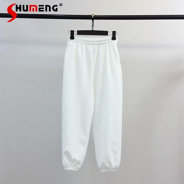 spring autumn sports pants female loose tappered korean style harem sweatpants casual candy color hoodie women's & capris, Black;white
spring autumn sports pants female loose tappered korean style harem sweatpants casual candy color hoodie women's & capris, Black;white