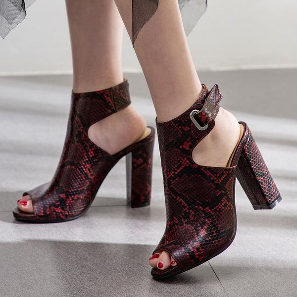 slippers summer peep toe ankle boots for women fashion snake printing high heels sandals black female shoes 1 zgvb
slippers summer peep toe ankle boots for women fashion snake printing high heels sandals black female shoes 1 zgvb