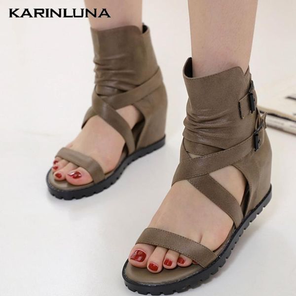 karin 2021 dropship female sandals woman summer high heel leisure belt buckles gladiator wedges shoes women dress, Black
karin 2021 dropship female sandals woman summer high heel leisure belt buckles gladiator wedges shoes women dress, Black