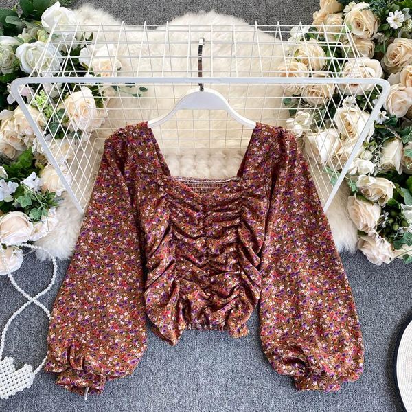 korean vintage chiffon shirts women's autumn 2021 fashion square neck fold short holiday blouse q015 blouses &, White
korean vintage chiffon shirts women's autumn 2021 fashion square neck fold short holiday blouse q015 blouses &, White