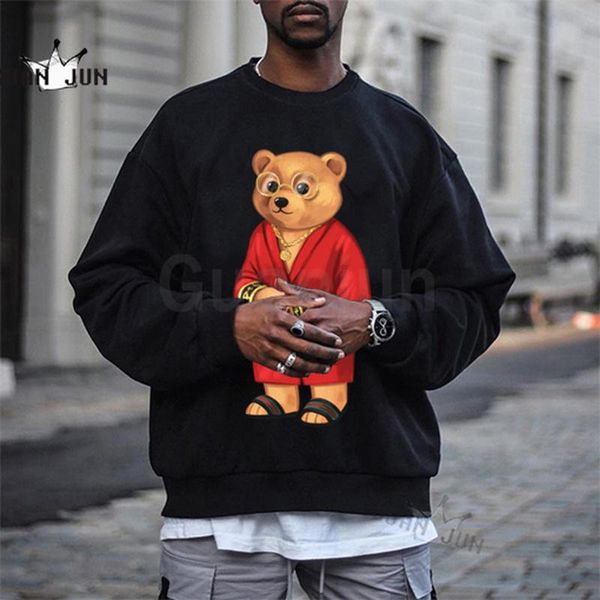 men's hoodies & sweatshirts luxury bear poloes men hoodie women harajuku personality streetwear sportswears autumn fleece casual, Black
men's hoodies & sweatshirts luxury bear poloes men hoodie women harajuku personality streetwear sportswears autumn fleece casual, Black