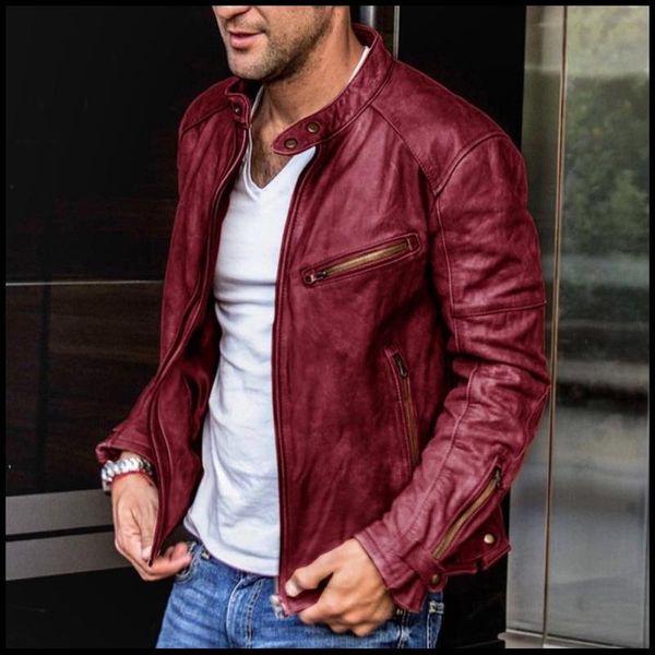 men's jackets men pu leather clothing plus size coat spring autumn male fashion sport outwear windproof overcoat biker -40, Black;brown
men's jackets men pu leather clothing plus size coat spring autumn male fashion sport outwear windproof overcoat biker -40, Black;brown