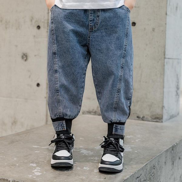 jean spring autumn boy trousers pants capris kids children clothing denim school outdoor straight kids clothes sport hi jeans, Blue
jean spring autumn boy trousers pants capris kids children clothing denim school outdoor straight kids clothes sport hi jeans, Blue