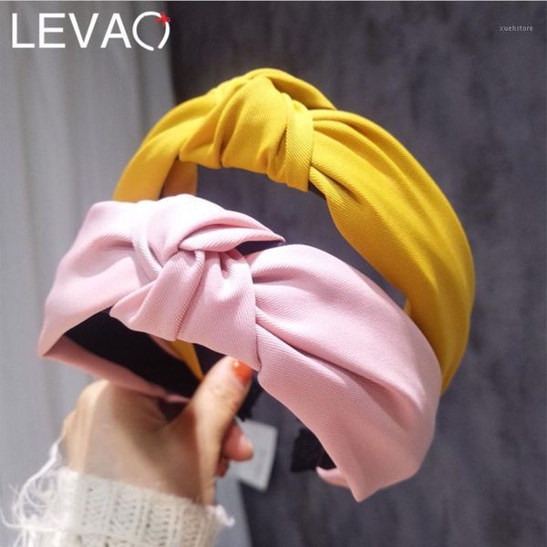 levao korean style fabric hairbands for fashion girls simple solid middle cross knot wide-edged headbands women party1
levao korean style fabric hairbands for fashion girls simple solid middle cross knot wide-edged headbands women party1