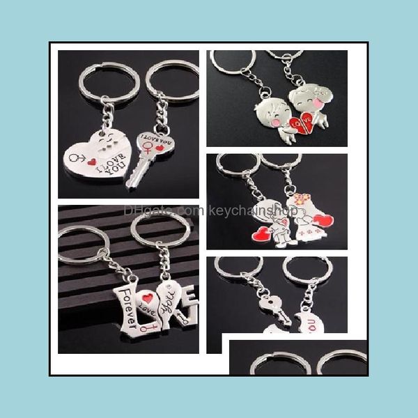 keychains fashion aessories metal creative lover keychain i love you heart key ring romantic car valentines day gift couple drop delivery 20, Silver
keychains fashion aessories metal creative lover keychain i love you heart key ring romantic car valentines day gift couple drop delivery 20, Silver
