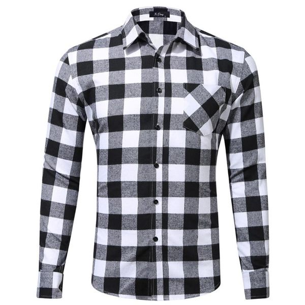 men's casual shirts warm plaid flannel mens comfortable thick turndown collar long sleeve button shirt male top, White;black
men's casual shirts warm plaid flannel mens comfortable thick turndown collar long sleeve button shirt male top, White;black