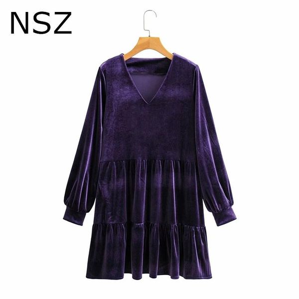casual dresses nsz women oversized purple looses pleated short mini dress long sleeve fashion ladies party year vestidos, Black;gray
casual dresses nsz women oversized purple looses pleated short mini dress long sleeve fashion ladies party year vestidos, Black;gray