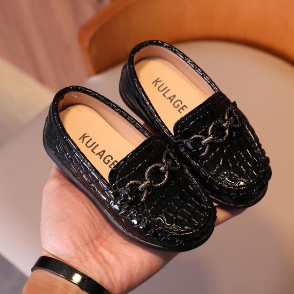 flat shoes toddlers boys medium kids kindergarten casual loafers with metal chains children leather chic fashion moccasins 21-30, Black;grey
flat shoes toddlers boys medium kids kindergarten casual loafers with metal chains children leather chic fashion moccasins 21-30, Black;grey