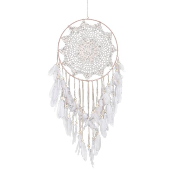 wind chimes handmade lace catcher dream feather bead hanging decoration ornament home decor wall dreamcatcher decorative objects & figurines
wind chimes handmade lace catcher dream feather bead hanging decoration ornament home decor wall dreamcatcher decorative objects & figurines