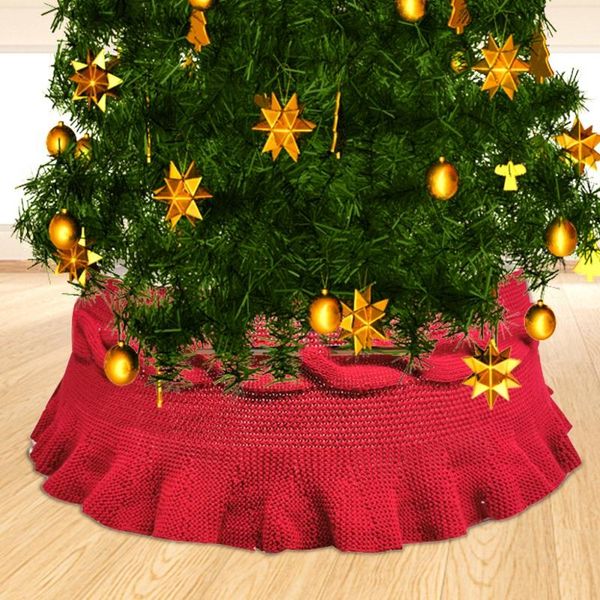 christmas decorations tree skirt pvc base 30-inch red knit ruffled edge collar xmas party home
christmas decorations tree skirt pvc base 30-inch red knit ruffled edge collar xmas party home