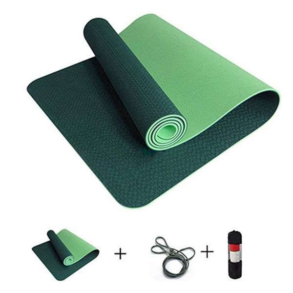 yoga mats 183 x 61 0.6 cm none-slip mat tpe with bag rope double layers fitness gym pilates exercise gymnastics pad
yoga mats 183 x 61 0.6 cm none-slip mat tpe with bag rope double layers fitness gym pilates exercise gymnastics pad