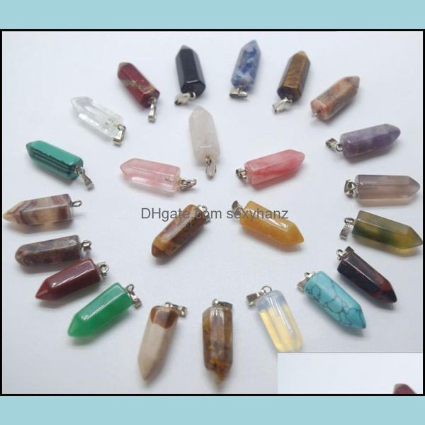 jewelry necklaces & pendants jewelrybk natural stone pendant hexagonal prism quartz point healing crystals chakra cross heart charm for neck, Silver
jewelry necklaces & pendants jewelrybk natural stone pendant hexagonal prism quartz point healing crystals chakra cross heart charm for neck, Silver