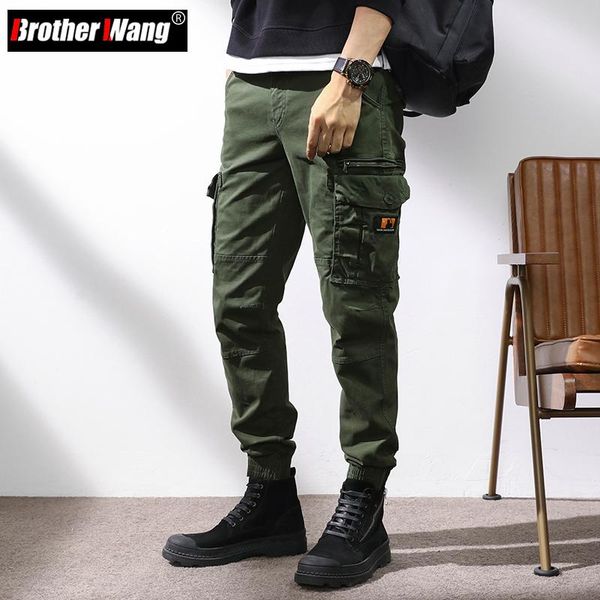 men's pants brother wang 2021 autumn japanese harem overalls retro zipper loose version cotton casual male brand khaki green, Black
men's pants brother wang 2021 autumn japanese harem overalls retro zipper loose version cotton casual male brand khaki green, Black