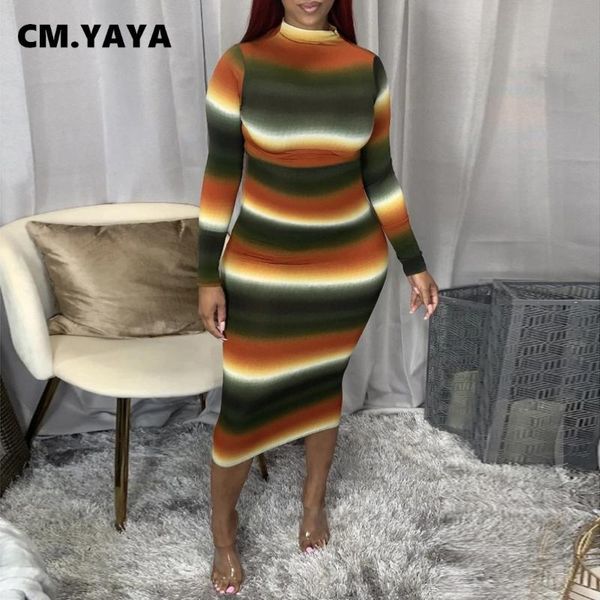 cm.yaya women autumn winter colorful striped print midi dress full sleeve bandage dresses night club party vestidos casual, Black;gray
cm.yaya women autumn winter colorful striped print midi dress full sleeve bandage dresses night club party vestidos casual, Black;gray