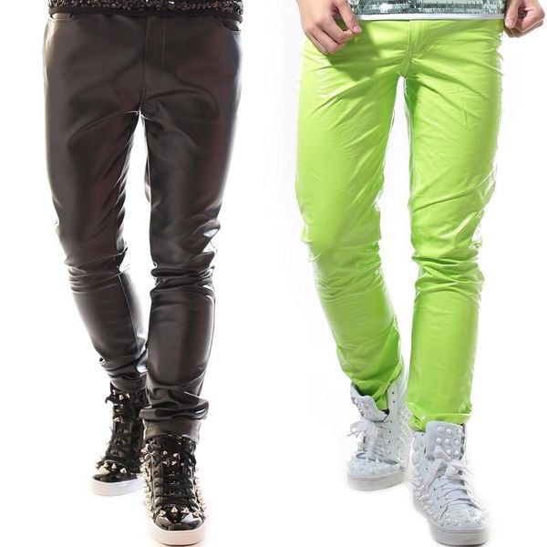 men's pants 27-42fashion europe and the united states candy fluorescence slacks han edition loading stage costumes, Black
men's pants 27-42fashion europe and the united states candy fluorescence slacks han edition loading stage costumes, Black