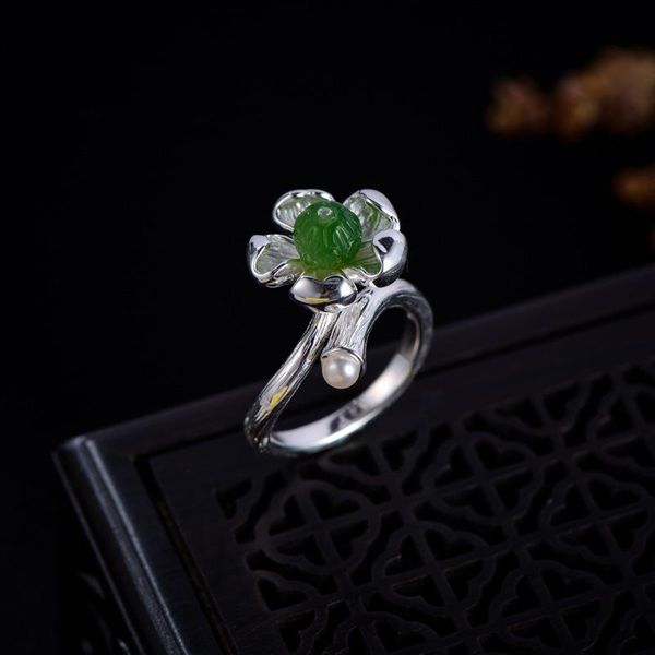 cluster rings ring with stone jasper seedpod of the lotus 925 sterling silver female for women jewelry 2021 trend finger adjustable flower, Golden;silver
cluster rings ring with stone jasper seedpod of the lotus 925 sterling silver female for women jewelry 2021 trend finger adjustable flower, Golden;silver