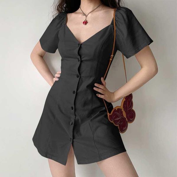 casual dresses elegant short sleeve mini dress 2021 vonda women party femme robe loose sundress vestidso oversized, Black;gray
casual dresses elegant short sleeve mini dress 2021 vonda women party femme robe loose sundress vestidso oversized, Black;gray
