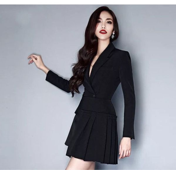 two piece dress women business skirt suit korean fashion elegant irregular ruffles blazer+mini black office sets gsgk, White
two piece dress women business skirt suit korean fashion elegant irregular ruffles blazer+mini black office sets gsgk, White
