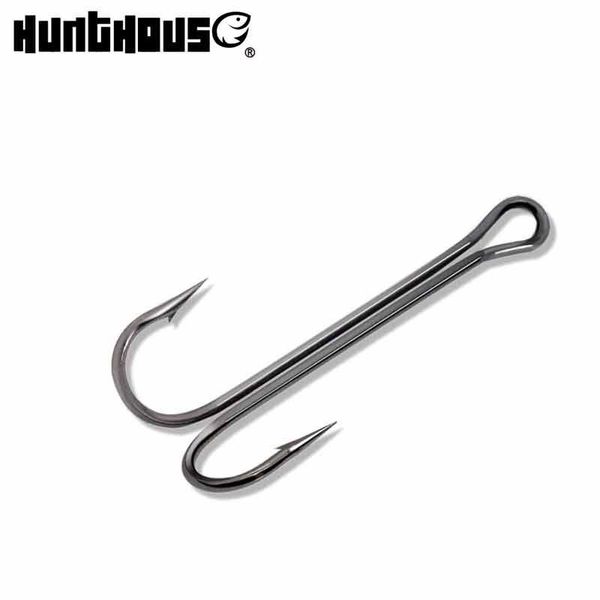 hunthouse fishing hooks sharp double hook long stainless with soft lure high carbon steel treble
hunthouse fishing hooks sharp double hook long stainless with soft lure high carbon steel treble