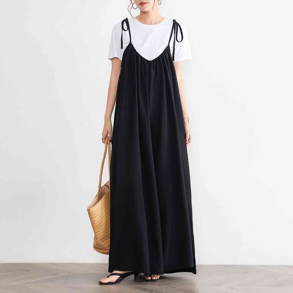two piece dress women strap loose jumpsuit summer casual solid overalls sleeveless oversized wide legs pants fashion jumpsuits 220v, White
two piece dress women strap loose jumpsuit summer casual solid overalls sleeveless oversized wide legs pants fashion jumpsuits 220v, White
