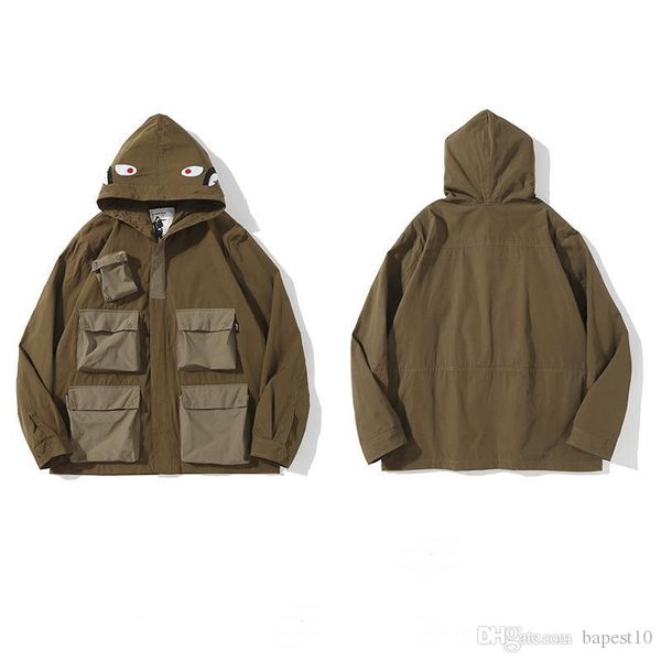 boy's hoodie jacket japanese trendy brand multi-pocket tooling for autumn and winter wearing warm thick brown, Black;brown
boy's hoodie jacket japanese trendy brand multi-pocket tooling for autumn and winter wearing warm thick brown, Black;brown