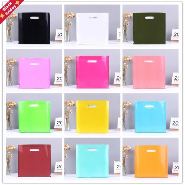 multicolor plastic pouches wholesale 50pcs solid color thickening shopping packaging bags with handles small gift wrap
multicolor plastic pouches wholesale 50pcs solid color thickening shopping packaging bags with handles small gift wrap