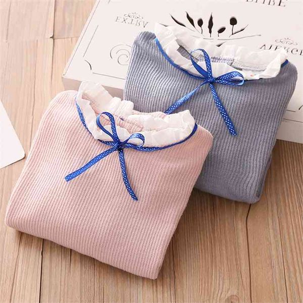baby lace shirt spring kid's clothes child solid color princess knitted pullover blouse for girls 3 5 8 years 210625, Blue
baby lace shirt spring kid's clothes child solid color princess knitted pullover blouse for girls 3 5 8 years 210625, Blue