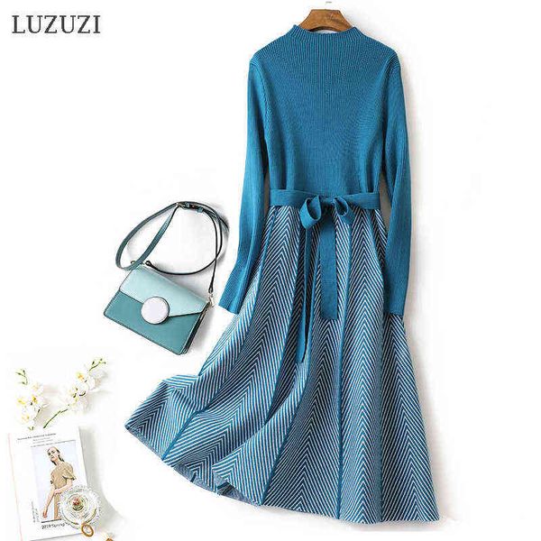 luzuzi jacquard knit women sweater dress sahes turtleneck a line long sleeve winter dresses 2020 christmas party midi dress g1214, Black;gray
luzuzi jacquard knit women sweater dress sahes turtleneck a line long sleeve winter dresses 2020 christmas party midi dress g1214, Black;gray