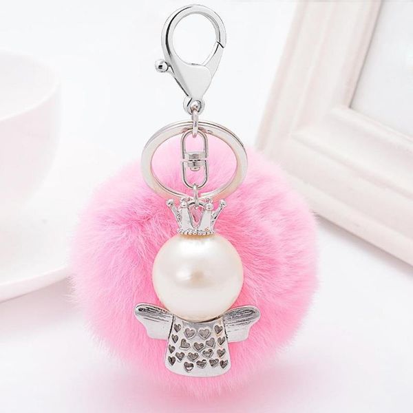 women angel hair alloy key ring hanging plush ball ornaments keychains woman car pendant toy hooks & rails
women angel hair alloy key ring hanging plush ball ornaments keychains woman car pendant toy hooks & rails