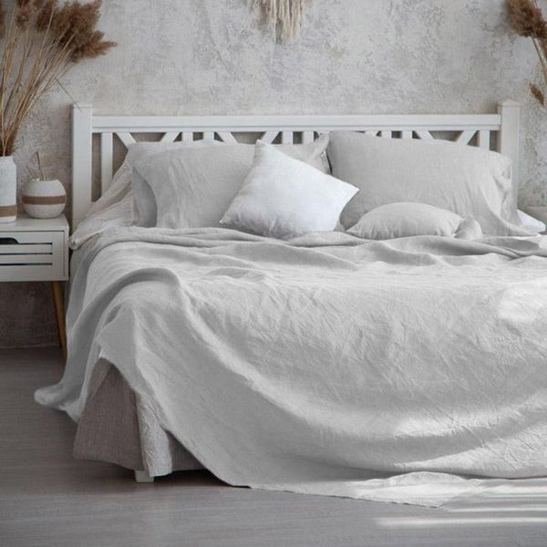 sheets & sets 100% washed linen sheet set france flax bed breatherable ultra soft farmhouse bedding bedsheet (1 flat shee 2 cases)
sheets & sets 100% washed linen sheet set france flax bed breatherable ultra soft farmhouse bedding bedsheet (1 flat shee 2 cases)