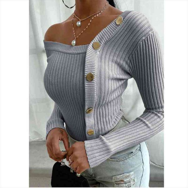 fashion button off shoulder knitted sweater women jumper autumn winter strapless pullover long sleeve knitwear female streetwear, White;black
fashion button off shoulder knitted sweater women jumper autumn winter strapless pullover long sleeve knitwear female streetwear, White;black